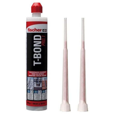 Ancorante chimico per l'uso in calcestruzzo e in muratura Fischer T-BOND PRO.1