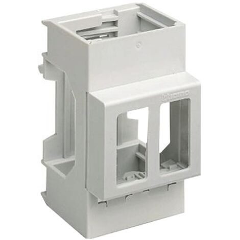Supporto per applicazione di 2 Modulo Magic su guida DIN35 BTicino E80BM