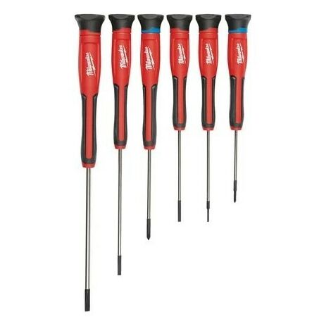 Set di 6 giravite di precisione con custodia Milwaukee 4932471869
