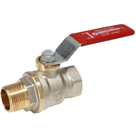 Valvola 1/4 "3/8" 1/2 "BSP Femmina Filettatura Maschio Ottone Mini Valvola A Sfera Raccordo For Tubi Con Maniglia(Color:Female To Female,Size:0.25 Inch