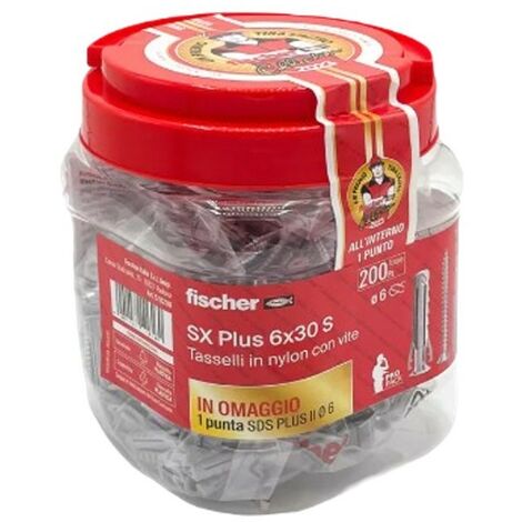 TASSELLO NYLON SX 6S PLUS VITE TSP PROPACK FISCHER