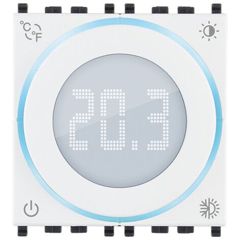 Termostato rotella Vimar connesso Wireless IoT2M bianco 02973.B