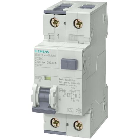 Magnetotermico differenziale C16 Tipo F 30mA 1P+N Siemens 5SU13544KK16