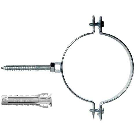 Collare per tubi CPE-SL 63 V con viti e tassello 63-66mm Fischer 00570192
