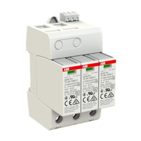Limitatore di sovratensioni per fotovoltaico classe II SPD FV T2 40-1000V DC TS ABB OVRPV22401000TS