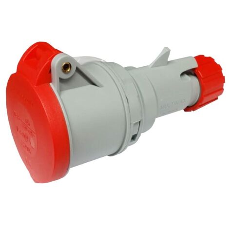 Presa CEE 3P+T cablaggio a vite IP44 16A Palazzoli 720136 (1/2)