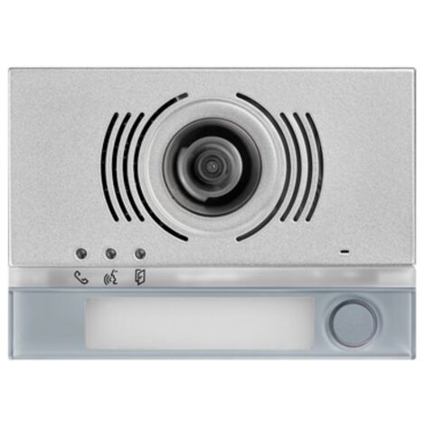 Frontale per posto esterno con 1 pulsante serie Alpha Grigio Urmet 1168/141G