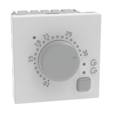 Termostato ambiente 230Vac 2A 2 moduli MatixGo Bianco BTicino JW4441