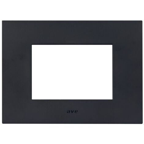 Placca 3 moduli easy smart sistema 44 Grigio Tekla AVE 44PSME3GTK
