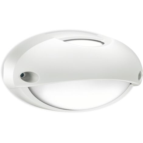 Plafoniera da parete lombardo airy top ovale 300, attacco e27, colore decorazione bianco, lampadina non inclusa, lom lb82321