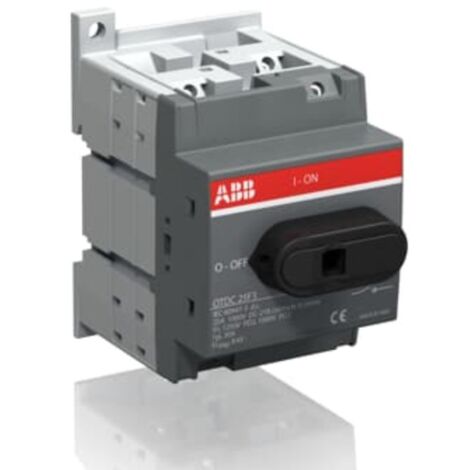 Interruttore di manovra sezionatore OTDC 3 poli 25A 1000Vdc ABB OTDC25F3