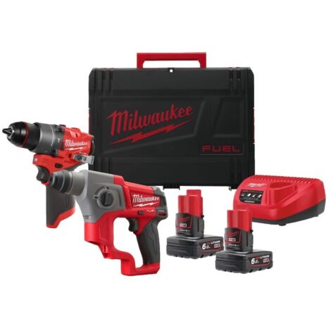 Kit trapano M12 FUEL Tassellatore SDS-Plus 12V Milwaukee 4933480591