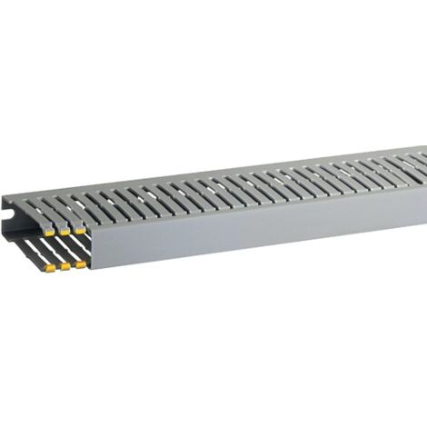 Canale da cablaggio in PVC 60x100mm 10 feritoie Bocchiotti B02585