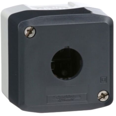 Pulsantiera vuota con 1 foro da 22mm IK03 IP65 in plastica Schneider XALD01