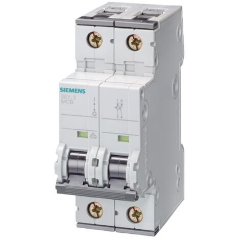 Interruttore magnetotermico 2 poli 400V 30kA curva C 32A Siemens 5SY82327