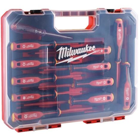 Kit di giraviti isolati fino a 1000V 12 pezzi Milwaukee 4932479095