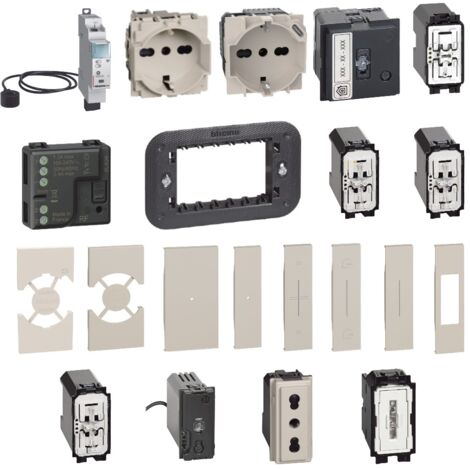 Kit Cubo fisico serie Living Now 2025 Sabbia BTicino KCUBO25M