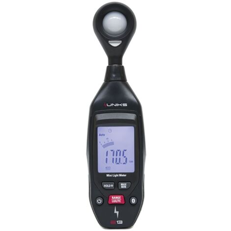 Luxmetro con sensore integrato BIuetooth con display LCD Uniks E13