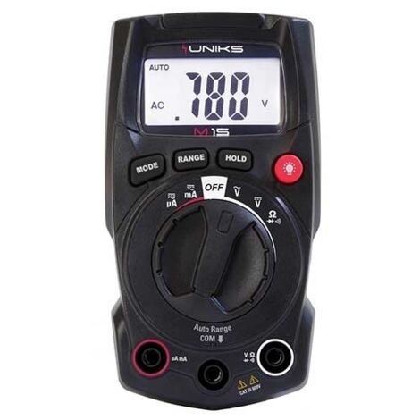 Multimetro digitale per misure in TRMS fino a 1000Vdc e 750Vac Uniks M32