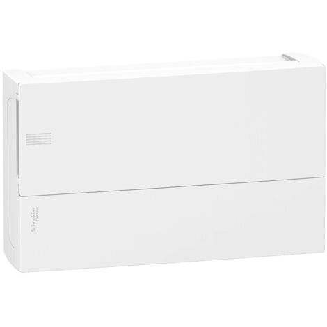 Centralino da parete 18 moduli bianco porta opaca Schneider MIP10118
