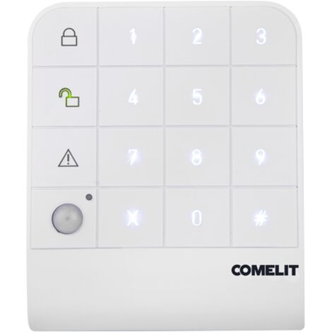 Tastiera radio soft-touch wireless per centrali NEXUS Comelit RFKP