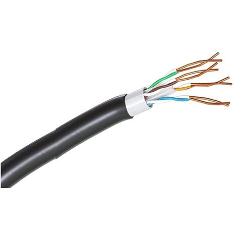 CAVO UTP CAT5E DA ESTERNO GUAINA NERO AWG26 FRACARRO 287532