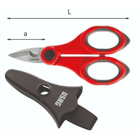 Forbice per elettricisti 150mm lame in acciaio inox USAG U02070008