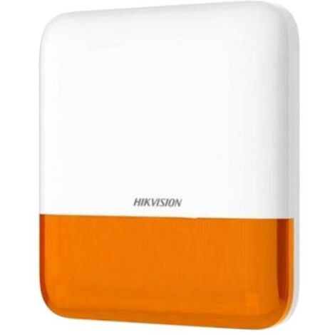 Sirena esterna senza fili arancione Hikvision DS-PS1-E-WE/ORANGE