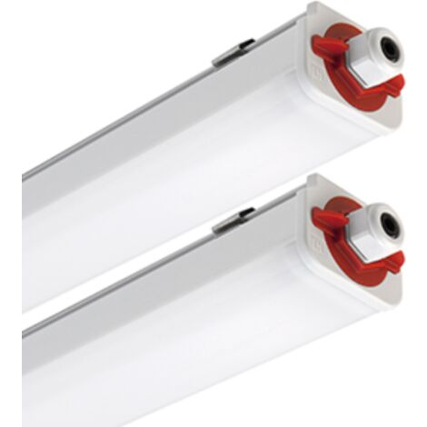 Plafoniera stagna 150 cm 60W Emergenza 1h luce 4000K a Led Prisma Norma+CL 306002