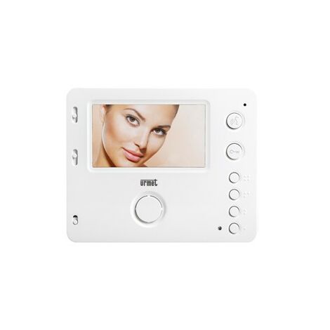 Monitor vivavoce Mirò con display 4.3" per sistema 2Voice Bianco Urmet 1750/6 Urmet