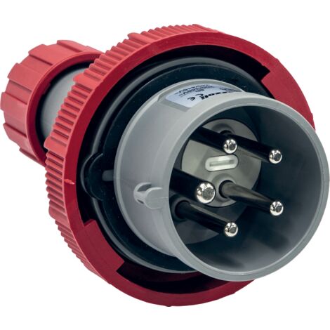 Spina Multimax con invertitore 3P+T 16A 400V 6H IP67 Palazzoli 710156