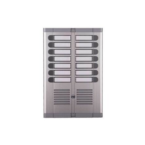 Frontale 14 pulsanti su due file con scatola per posto esterno 925/214
