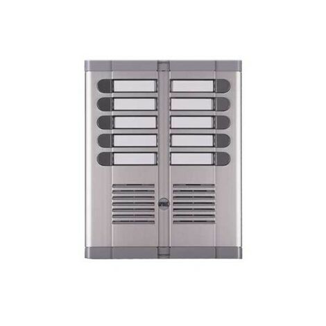 Frontale 10 pulsanti su due file con scatola per posto esterno 925/210