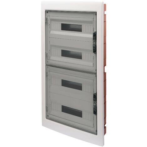 Centralino Protetto da Incasso 72 Moduli IP40 con Porta Fumé GW40611