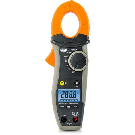 Pinza amperometrica TRMS AC/DC 600A HT9015 con Sonda K Temperatura HT HP009015 (1/2)