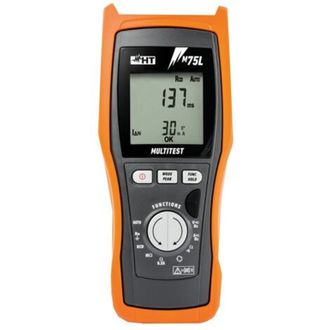 Multimetro TRMS per verifica sicurezza CEI 64-8 M75L HT HV00075L (1/2)
