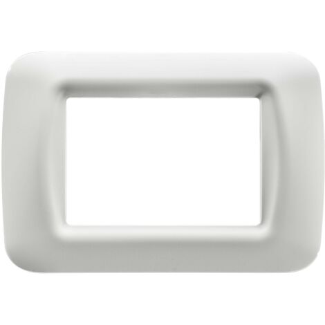 Placca 3 posti Bianco Nuvola Top System Gewiss GW22503