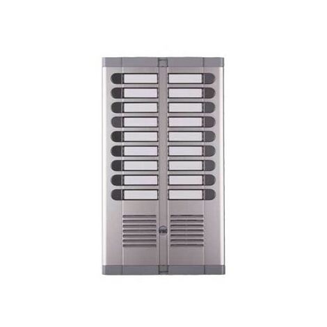 Frontale 18 pulsanti su due file con scatola per posto esterno 925/218