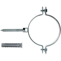 Collare per tubi CPE-SL 125 V con viti e tassello 125-128mm Fischer 00570196