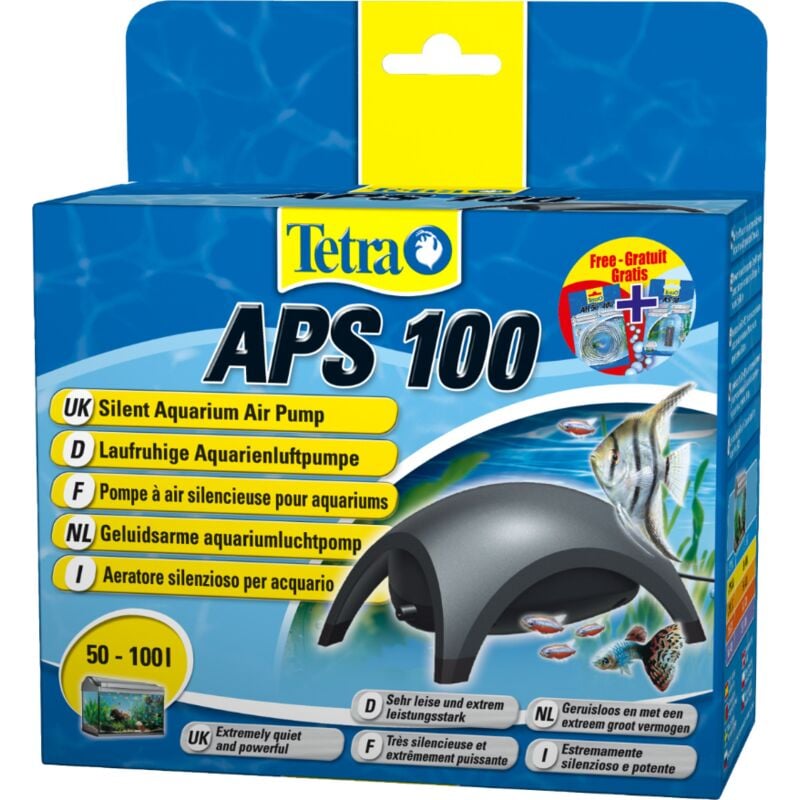 Leise Luftpumpe für Tetra APS 100 50 - 100 Liter Aquarien