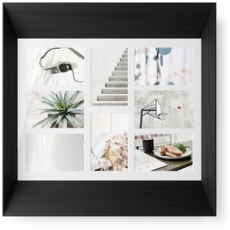 HAES DECO Bilderrahmen Easy Frame Weiß 30x45cm | Kunststoff Mit Kunstglas | Wandaufhängung