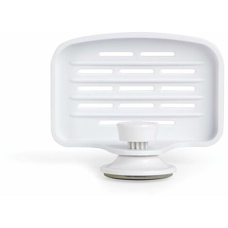 IDesign Duschkorb Mit Saugnapf – Transparent, 2 Stück, Für Badewannen- Und Duschecke