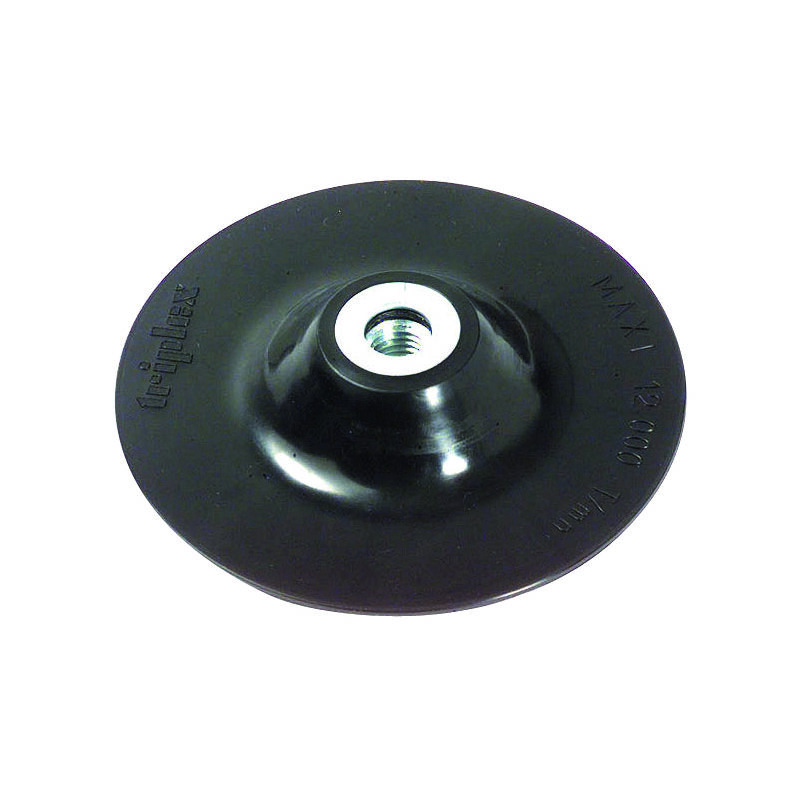 Plateau Support Caoutchouc Pour Meuleuse SCID - Diamètre 115 Mm, Alésage M14