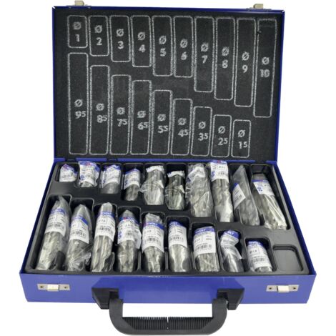 Mallette Tivoly 170 Forets Métaux HSS Rectifiés - Pointe En Croix - 1 à 10 Mm