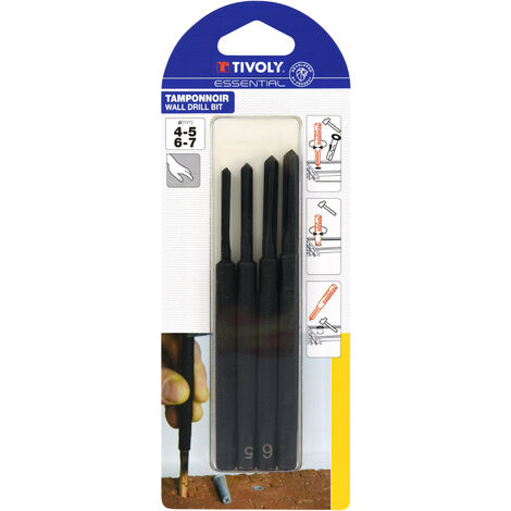 Tivoly • Lot de 2 Tamponnoirs 100% Métal moleté, Ø 4 à 7mm