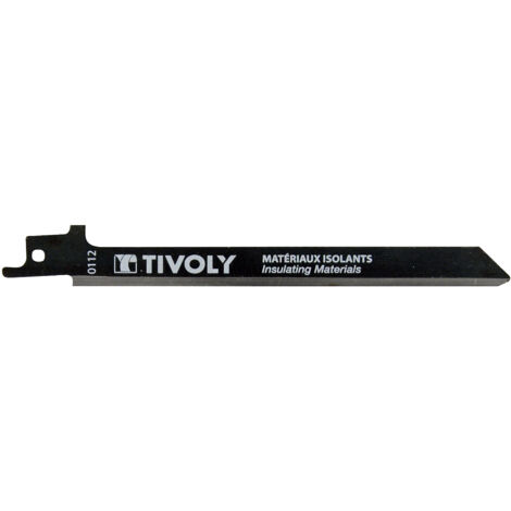 Tivoly • 2 Lames de Scie Sabre • Longue Durée de Vie • Coupe sans Effort • Attache Universelle • Pour Tous Types de Matériaux Isolants