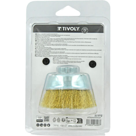 Brosse Nylon M14 Pour Polisseuse - Tivoly, Polissage Du Bois, 130mm