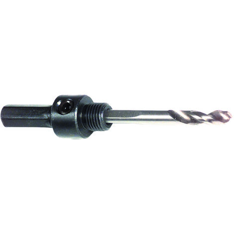 Tivoly • Arbre Pilote Bi-Métal • Pour Scie Cloche Ø32mm à Ø152mm • Queue Hexagonale Ø11mm