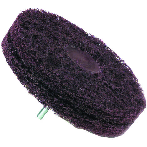 Tivoly • Roue Mousse Abrasive • Ø12725mm • Grain : 80 • Pour Ponçage des Métaux