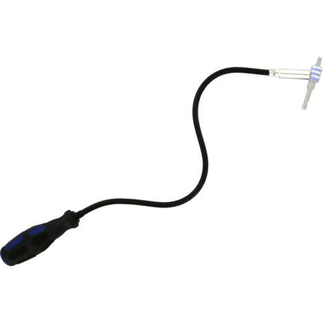 Tivoly • Tige Magnétique Flexible L57cm - Outil de Ramassage des Pièces Métalliques en Accès Difficile - Poignée Dentelée pour une Meilleure Préhension - Poids Maximum Supporté 0,5kg